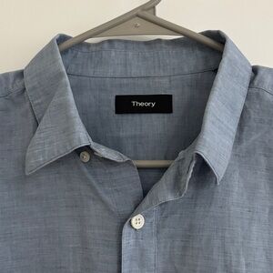 Theory men’s button up dress shirt